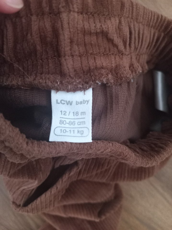 Lcw Erkek Çocuk Kahverengi Kadife Eşofman Altı - Görsel 3