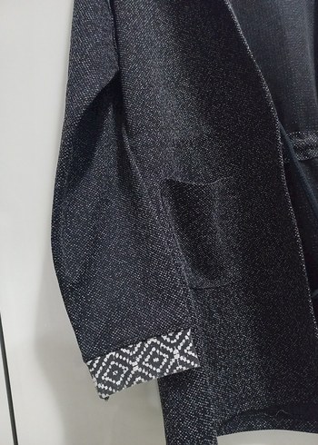 Gri Midi Hırka - Görsel 2