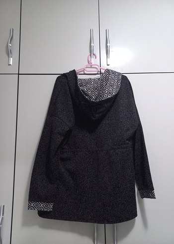 Gri Midi Hırka - Görsel 4