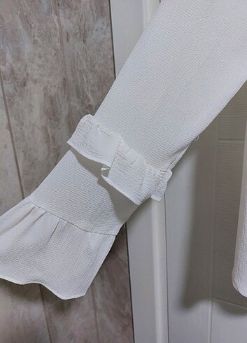 Fırfır Detaylı Gömlek - Görsel 4