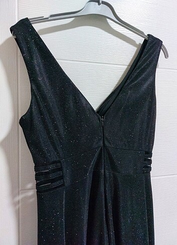 Simli Abiye Elbise - Görsel 5