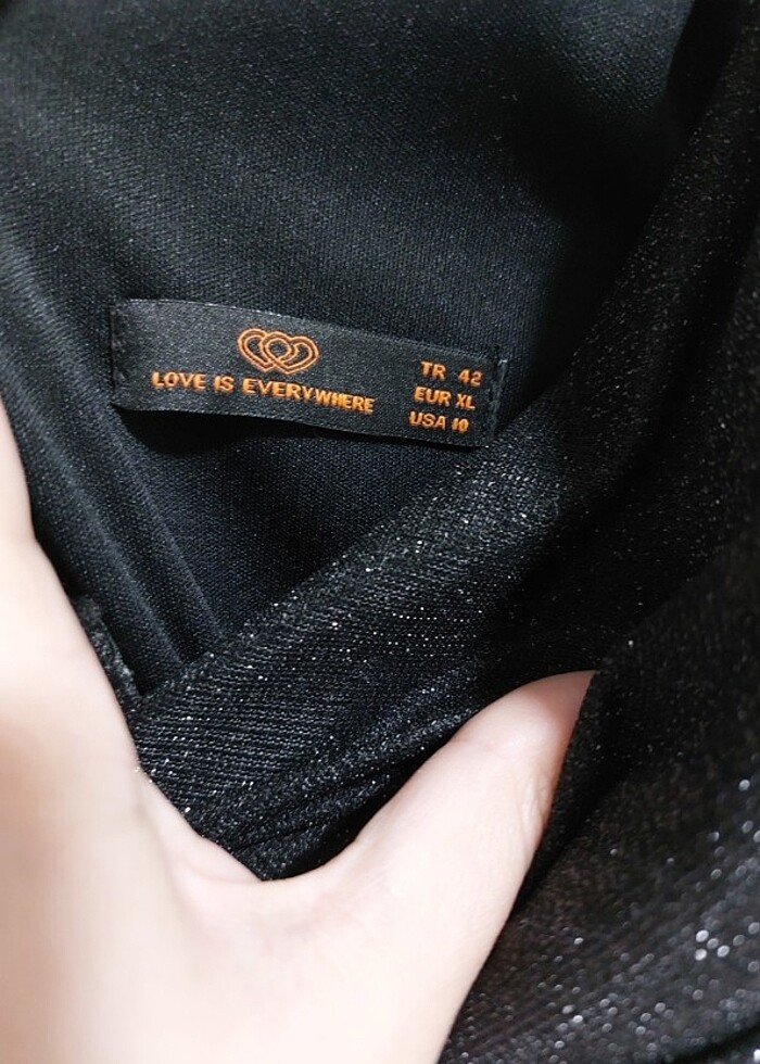 Simli Abiye Elbise - Görsel 3