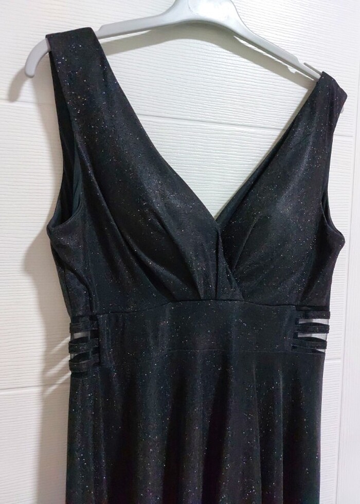 Simli Abiye Elbise - Görsel 2