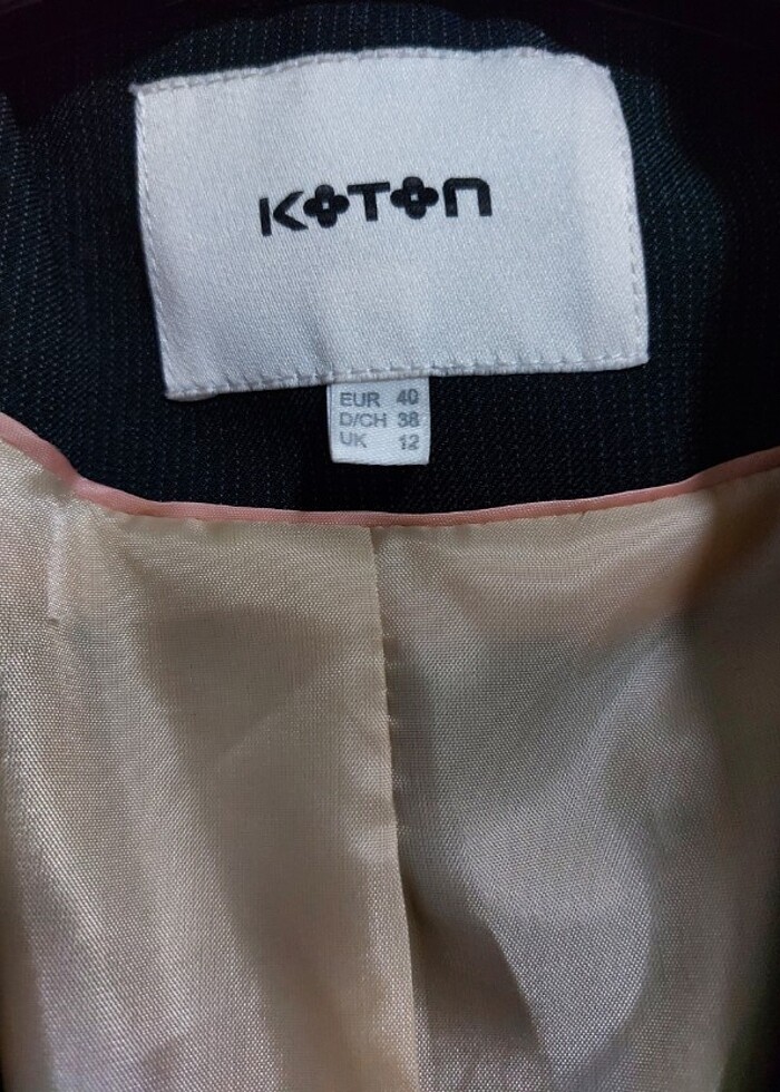 Siyah Blazer Ceket - Görsel 2