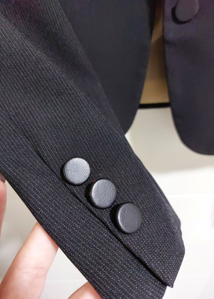 Siyah Blazer Ceket - Görsel 3