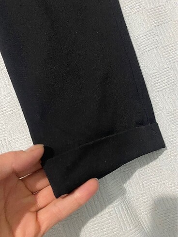 xs Beden Klasik bir pantolon aşırı rahat keten kumaş gibi ama çok yumuşak