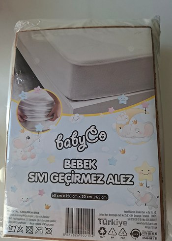 Bebek Sıvı Geçirmez Alez 60x120 cm