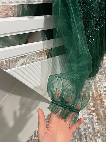 Yeşıl elbise - Görsel 5