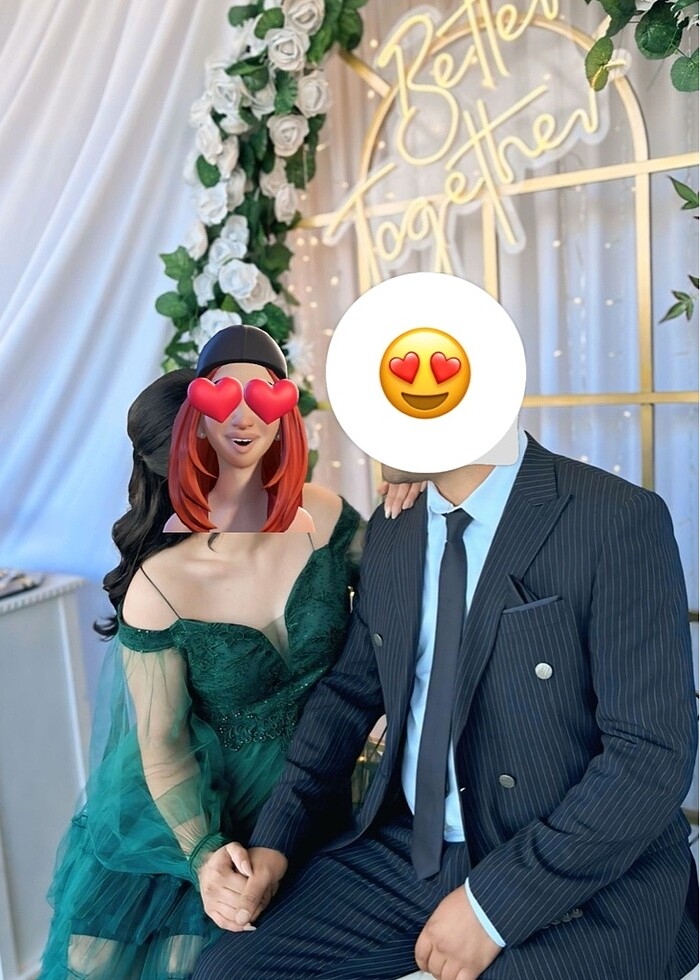 Yeşıl elbise - Görsel 2