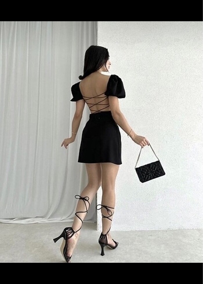 Sıyah elbise - Görsel 3