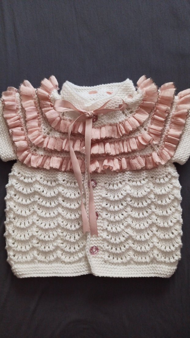 Bej V Yakalı Kadın Triko Süveter - Görsel 2