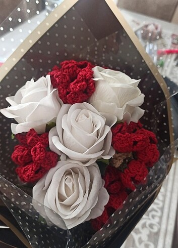 10 cm ölçüsünde örgü motifler - Görsel 8