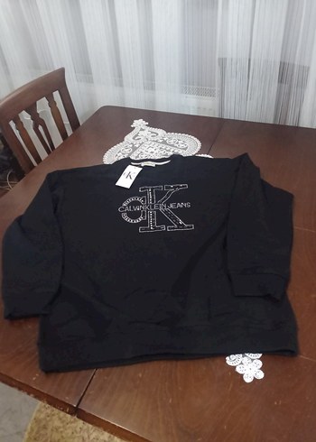 Calvin Klein Calvin Klein Jeans Siyah Baskılı Sweatshirt