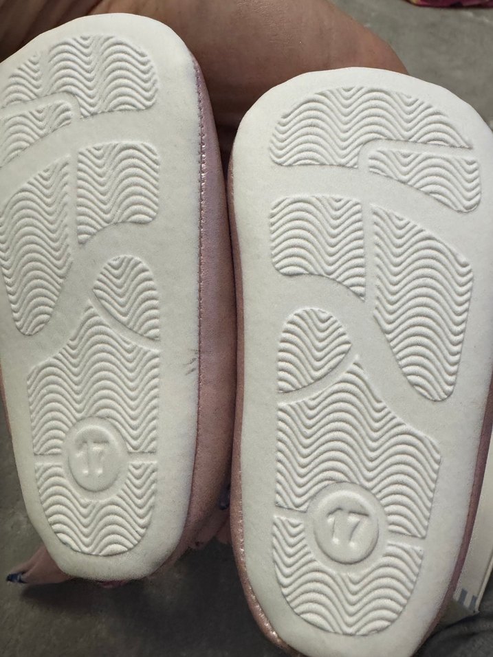 Kız Çocuk Pembe Baskılı Tokalı Babet - Görsel 5