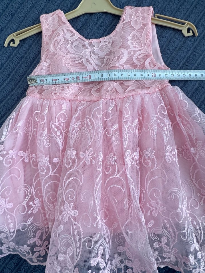 Pembe Dantel Detaylı Bebek Kız Kombini - Görsel 5