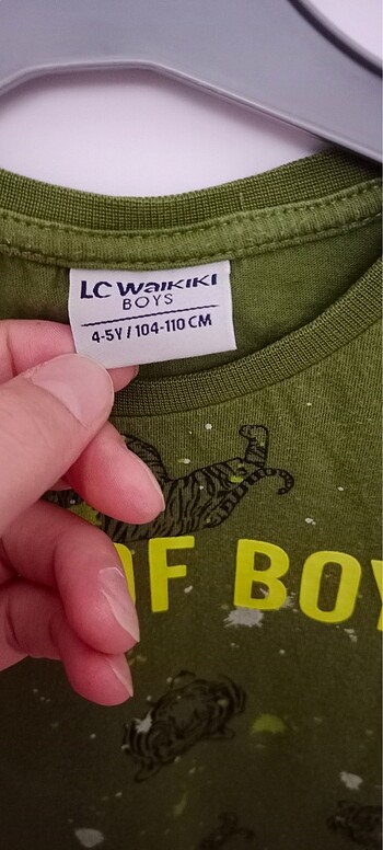 5 Yaş Beden haki Renk LCW tshirt