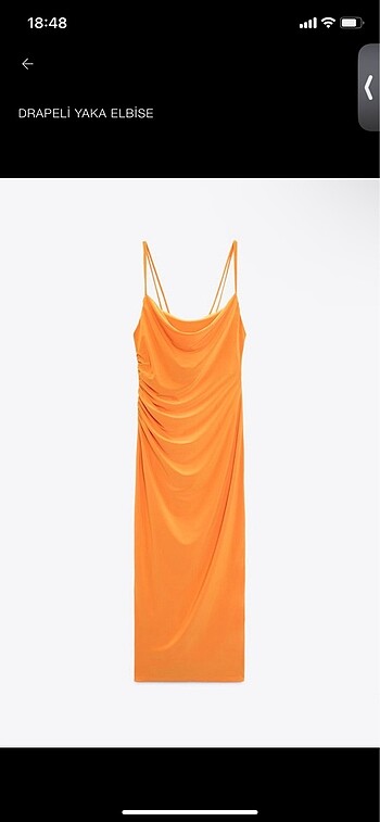 Zara Zara drapeli elbise