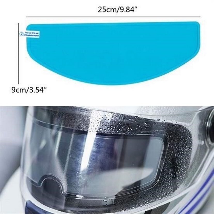Motosiklet kask vizör buğu önleyici film - Görsel 3