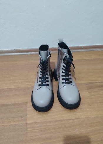 Bej Baskılı   kadın Ayakkabı - Görsel 4