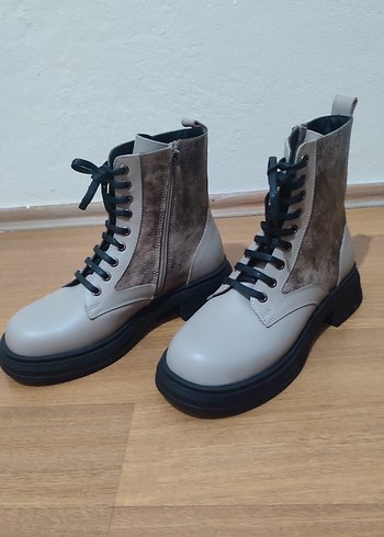 Bej Baskılı   kadın Ayakkabı - Görsel 5