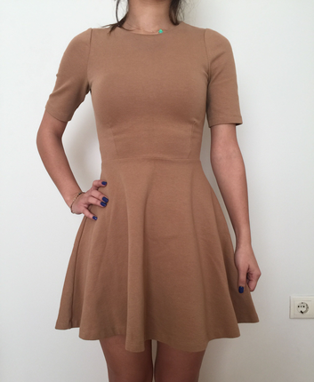 Pull and Bear Kahverengi elbise 