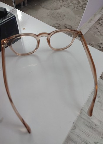 Şeffaf Bej Kadın Gözlüğü numarali - Görsel 2