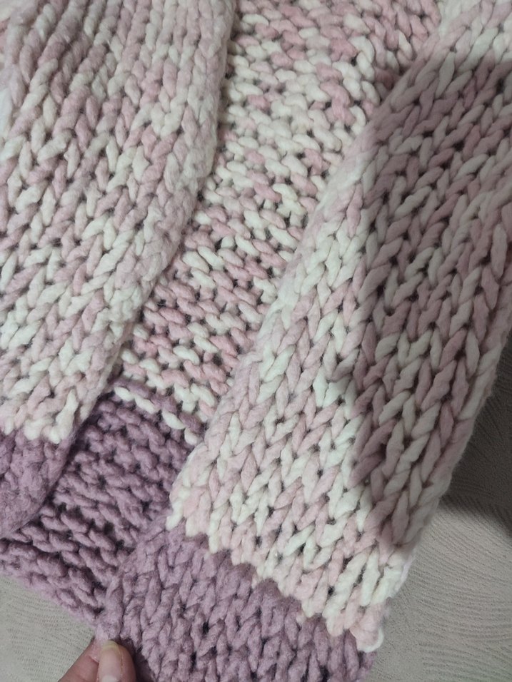 Bohem Tarz Mor Örgü Triko Hırka yaninda  2 ceket hediye - Görsel 3