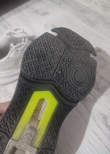 Beyaz Bağcıklı  Spor Ayakkabı - Görsel 5