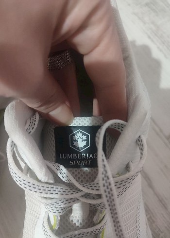 Beyaz Bağcıklı  Spor Ayakkabı - Görsel 2