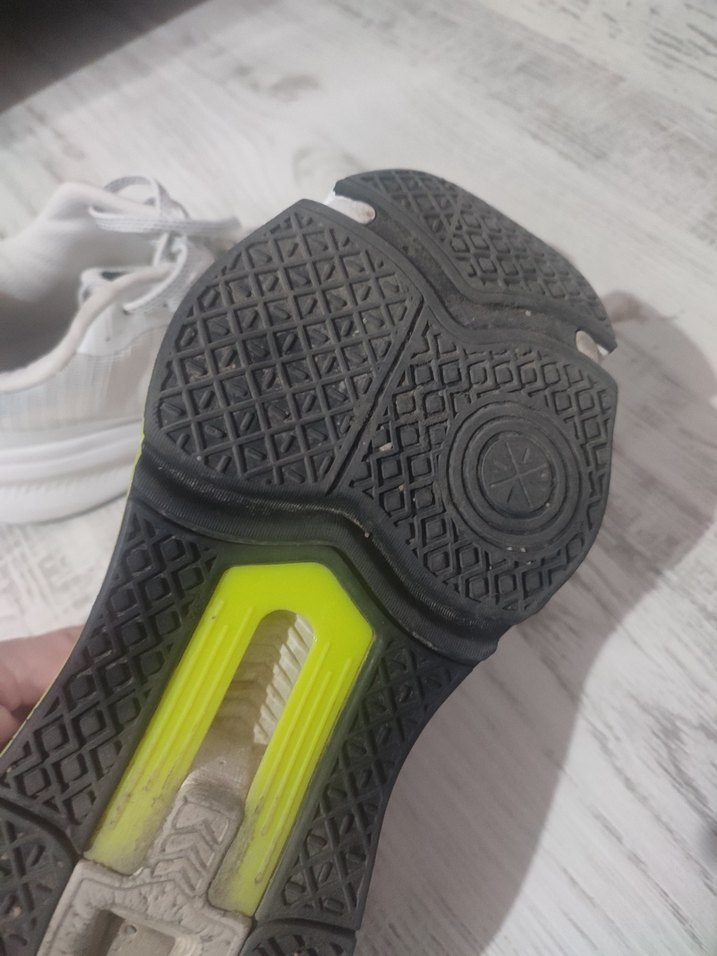 Beyaz Bağcıklı  Spor Ayakkabı - Görsel 5