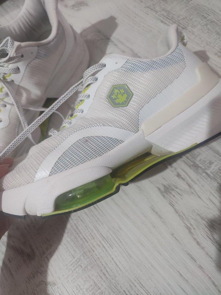 Beyaz Bağcıklı  Spor Ayakkabı - Görsel 3