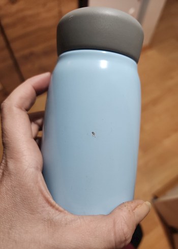 Pastel Mavi Çocuk Termos Şişesi - Görsel 5