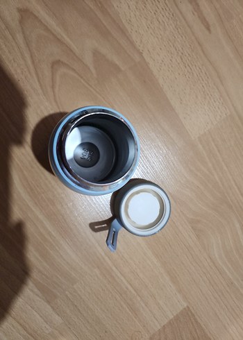 Pastel Mavi Çocuk Termos Şişesi - Görsel 3