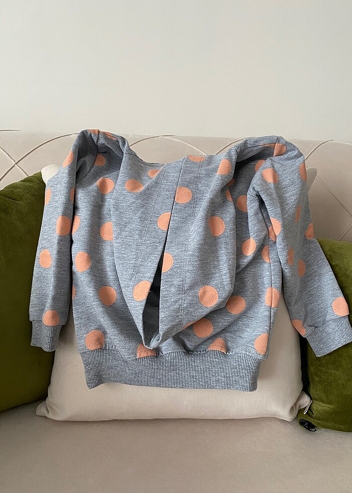 Kız çocuk kapişonlu sweet - Görsel 3