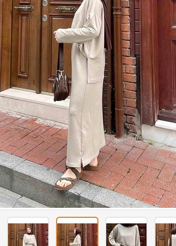 Bej Uzun Salaş Etekli takım - Görsel 2