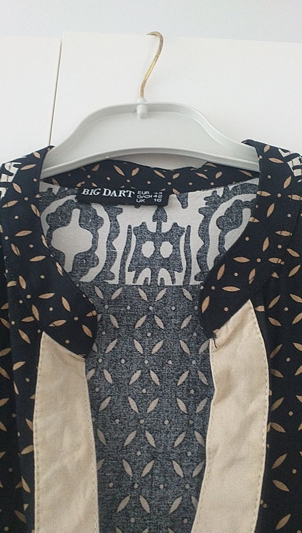 Püsküllü Bohem Desenli Uzun Elbise - Görsel 3