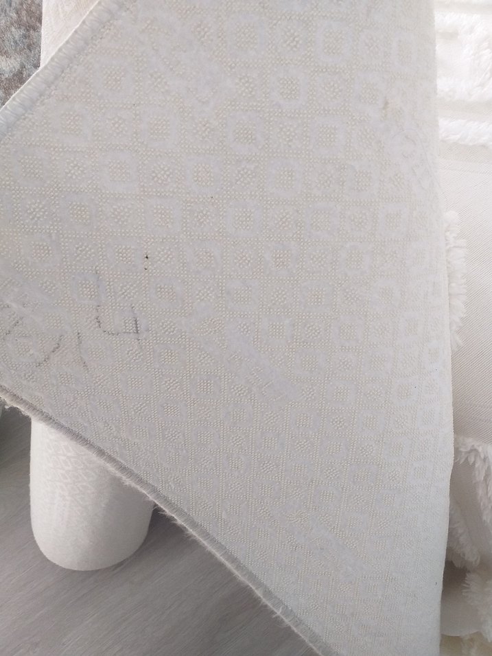 Gri Baskılı Çağdaş Halı - Görsel 3