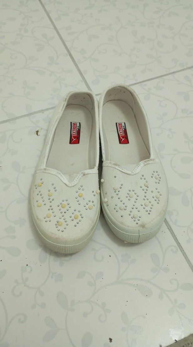 Beyaz Kiz çocuk ayakkabı - Görsel 2