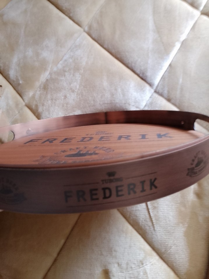 Parlak Kahverengi Ahşap tepsi - Görsel 2