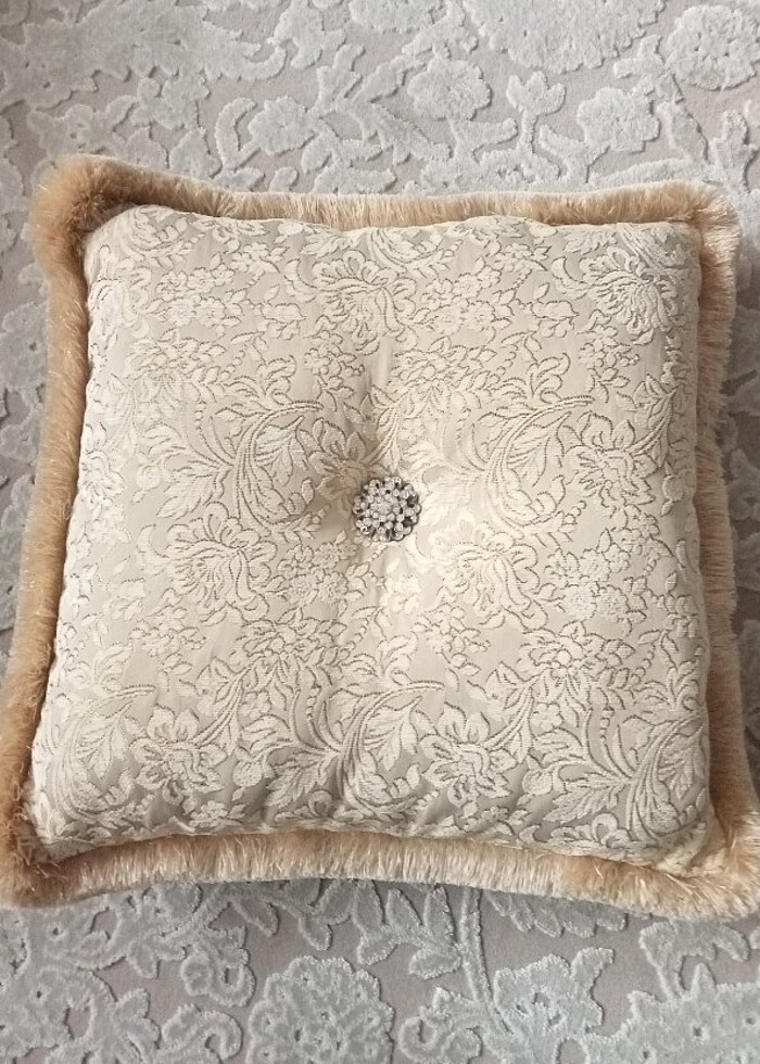 Dekoratif kare kırlent - Görsel 2