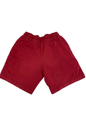 Koyu Kırmızı Süet Erkek Şort - Görsel 2