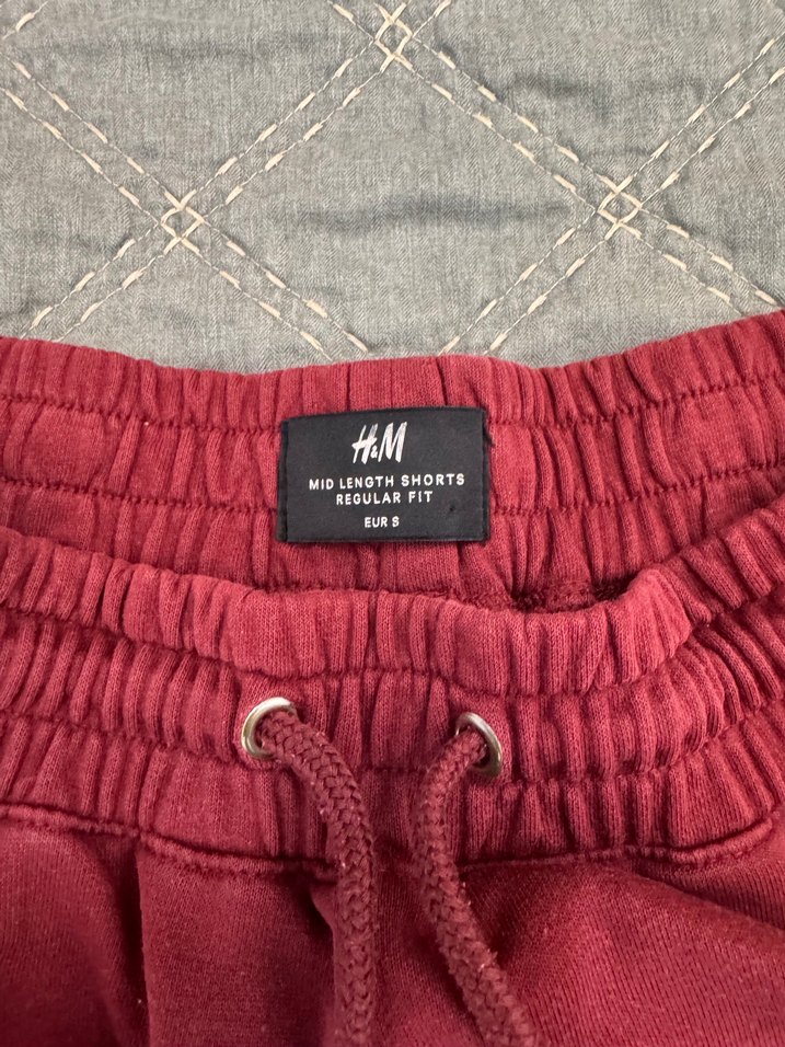 Koyu Kırmızı Süet Erkek Şort - Görsel 3