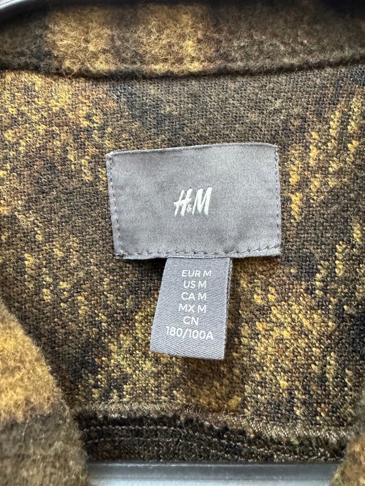 Düğmeli Kahverengi Ekoseli Erkek Midi Yün Ceket - Görsel 4