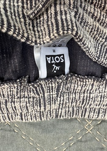 Gri Keten Bol Kesim Kemerli Erkek Şort - Görsel 4