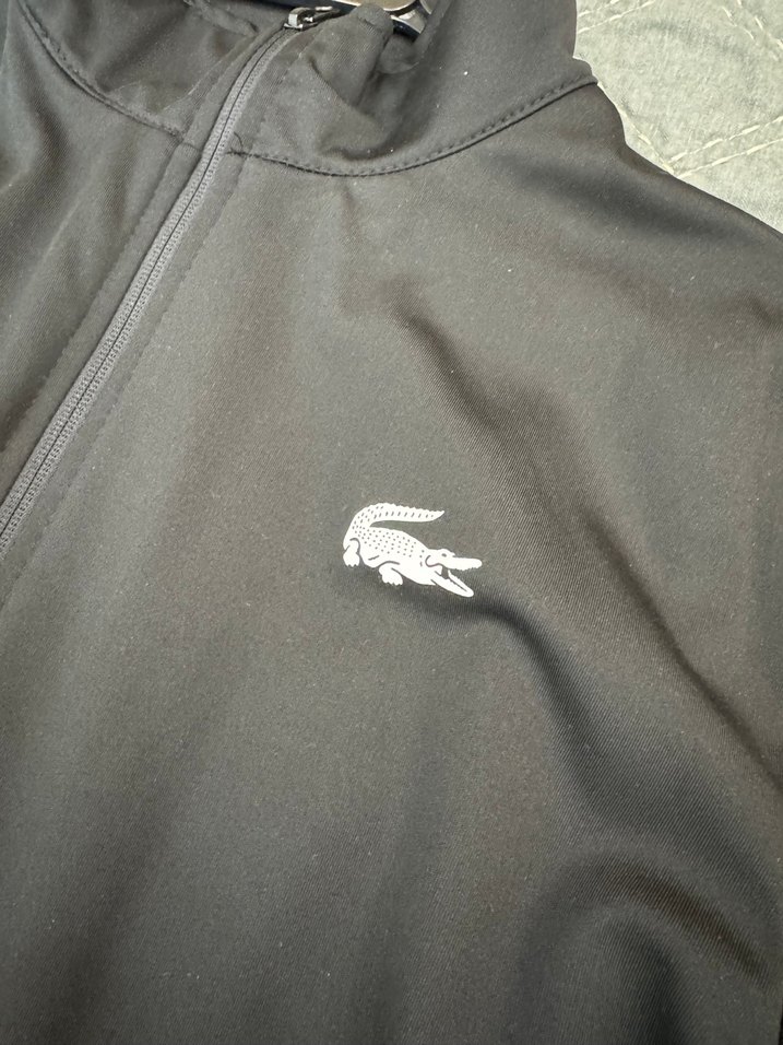 Siyah Fermuarlı Yüksek Yakalı erkek Ceket - Görsel 3