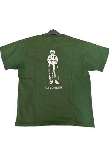 Koyu Yeşil Baskılı Oversize Tişört - Görsel 2