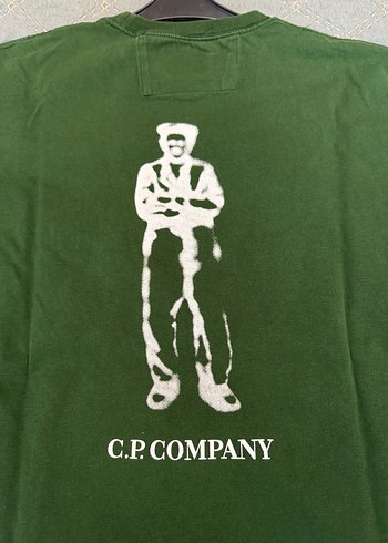 Koyu Yeşil Baskılı Oversize Tişört - Görsel 5