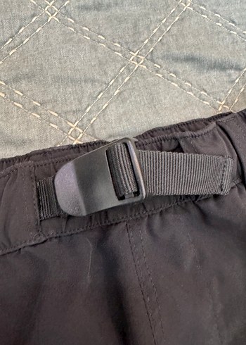 Kemerli siyah Erkek Şort - Görsel 4