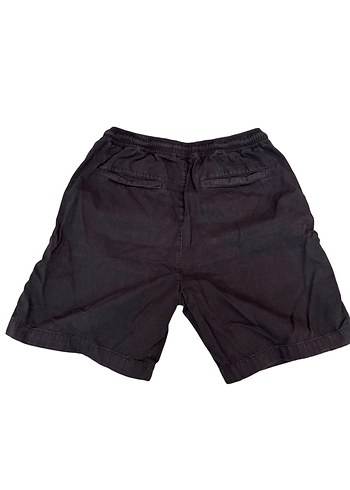 Siyah Rahat Kesim Erkek Bermuda Şort - Görsel 2