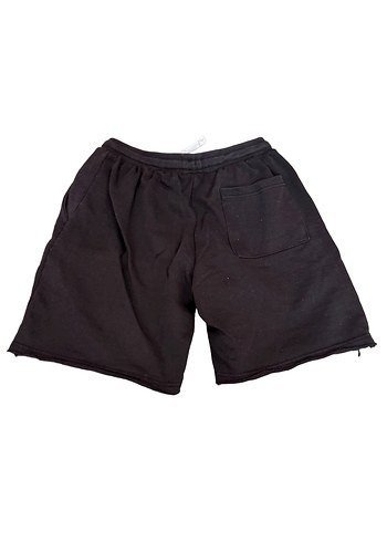 Siyah Rahat Kesim Erkek Şort - Görsel 2